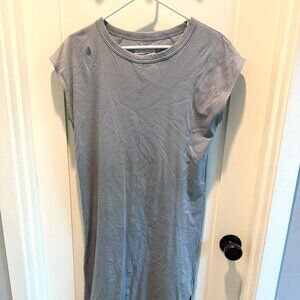 Everlane Blue/Gray Midi Cotton Dress, Size Small, Great Condition